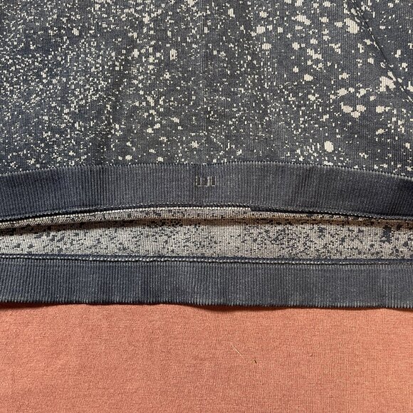 Lululemon Ebb to Street Cropped Racerback Tank Top in Mineral Blue - size 8 - Picture 6 of 9